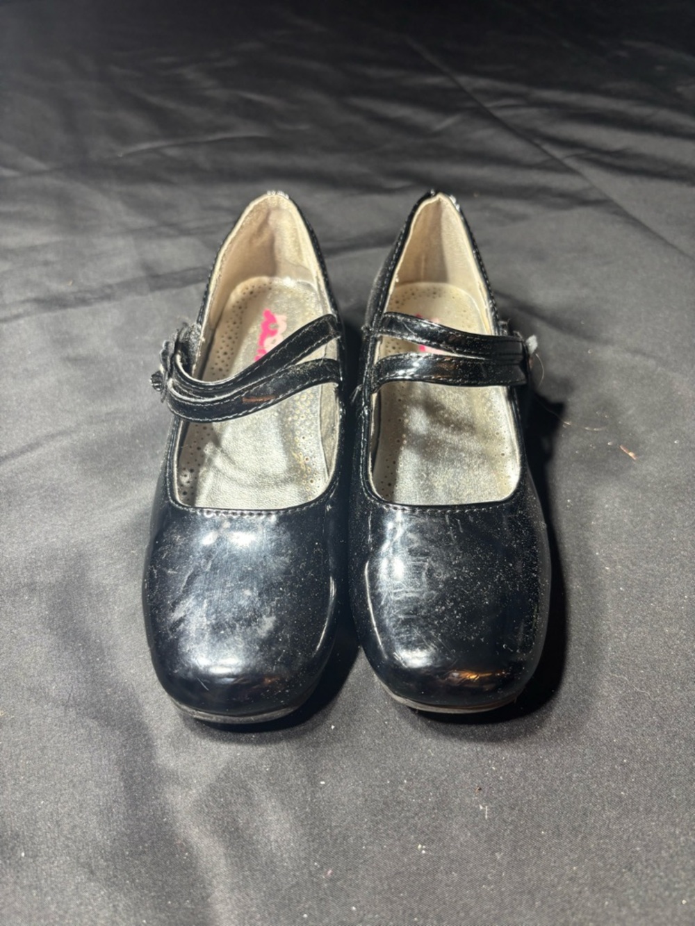 Josmo Girls Black Patent Mary Jane Shoes EPC Size 12